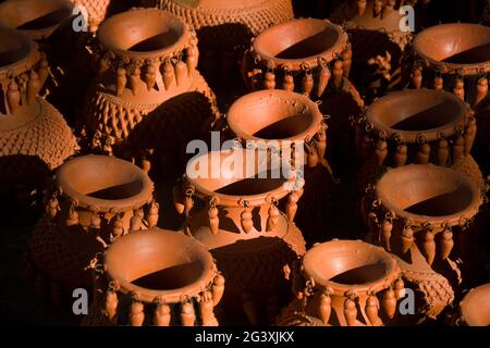 Close-up di terracotta artistica della pasticceria o della biscotteria Foto Stock