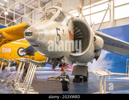 Hawker-Siddeley Kestrel FGA.1, Research Aircraft, RAF Museum, Cosford Foto Stock