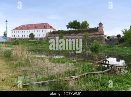 Castello di Dubno a Dubno, Ucraina. Foto Stock