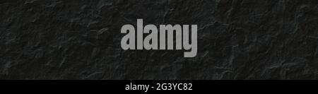 Ardesia sfondo nero dettaglio Foto Stock