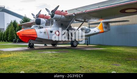 Consolidato PBY-6A Catalina al RAF Museum di Cosford Foto Stock