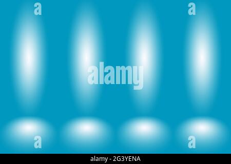 Gradiente blu sfondo astratto. Liscia blu scuro con il nero vignette Studio. Foto Stock
