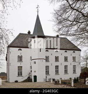 Casa Kemnade, ex sede cavaliere nel distretto di Wissel, Kalkar, basso Reno, Germania, Europa Foto Stock