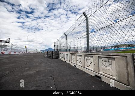 Puebla, Messico. 17 2021 giugno: Pista Ambiance durante l'ePrix 2021 Puebla, 5° incontro del Campionato del mondo di Formula e 2020-21, sull'Autodromo Miguel E. Abed dal 18 al 20 giugno, a Puebla, Messico - Photo Germain Hazard/DPPI Credit: DPPI Media/Alamy Live News Foto Stock