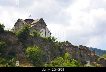 Complesso del monastero di Akhtala nella provincia di Lori, Armenia Foto Stock