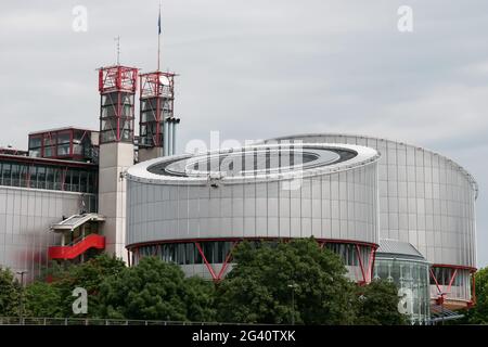 Corte europea dei diritti dell' uomo di Strasburgo Foto Stock