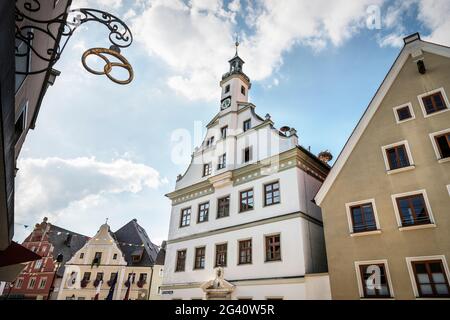 Municipio di Gundelfingen an der Donau, distretto di Dillingen, Baviera, Germania Foto Stock