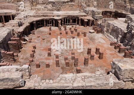 Rimane alla città antica di Kourian vicino Episkopi Cipro Foto Stock