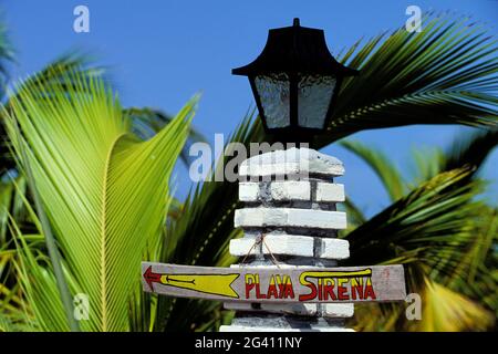 CUBA, ISOLA DI CAYO LARGO, PLAYA SIRENA Foto Stock