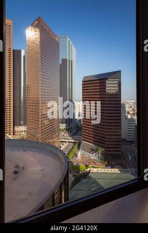 LOS ANGELES, CALIFORNIA/USA - LUGLIO 28 : grattacieli nel Finan Foto Stock