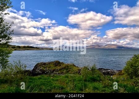 Ganaven Bay vicino Oban. Foto Stock