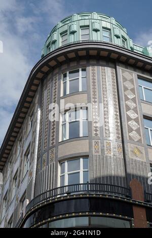 Edificio Art Deco a Vienna Foto Stock