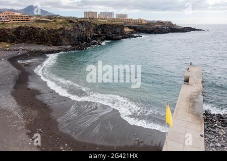 Vista della spiaggia di Callao Salveje Tenerife Foto Stock