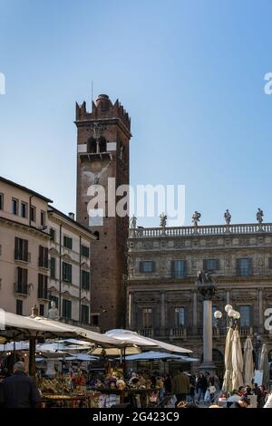 Il Gardello torre in Verona Foto Stock