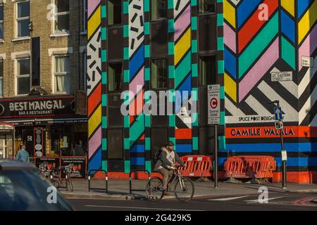 REGNO UNITO. INGHILTERRA. LONDRA. DISTRETTO DI SHOREDITCH. STREET ART ALL'EAST END Foto Stock