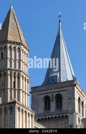 ROCHESTER, KENT/UK - marzo 24 : Vista della cattedrale a Rochester il 24 marzo 2019 Foto Stock