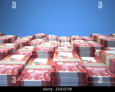 Soldi delle Filippine. Polizze di peso filippino. Banconote PHP. 50 pesos. Affari, finanza, notizie di fondo. Foto Stock