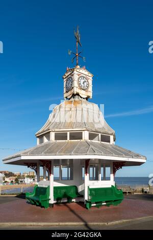 Broadstairs, KENT/UK - 29 GENNAIO : Vista del Vecchio Orologio a Broadstairs il 29 Gennaio 2020 Foto Stock