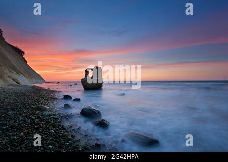 Casa di vecchio livello a Capo Arkona, Ruegen, Mar Baltico, Meclemburgo-Pomerania occidentale, Germania Foto Stock