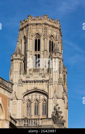 BRISTOL, Regno Unito - 13 maggio : vista dell'Università di Bristol il 13 maggio 2019 Foto Stock