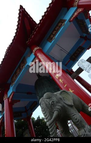 Bouddhist Temple - Zhongzheng Park - Shoushan Road - Zhongzheng District - Keelung City - Taïwan Foto Stock