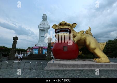 Bouddhist Temple - Zhongzheng Park - Shoushan Road - Zhongzheng District - Keelung City - Taïwan Foto Stock