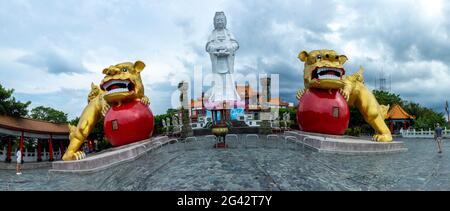 Bouddhist Temple - Zhongzheng Park - Shoushan Road - Zhongzheng District - Keelung City - Taïwan Foto Stock