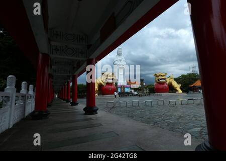 Bouddhist Temple - Zhongzheng Park - Shoushan Road - Zhongzheng District - Keelung City - Taïwan Foto Stock