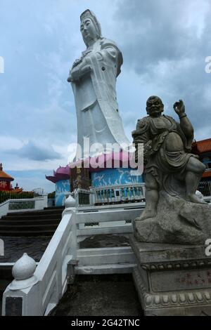 Bouddhist Temple - Zhongzheng Park - Shoushan Road - Zhongzheng District - Keelung City - Taïwan Foto Stock