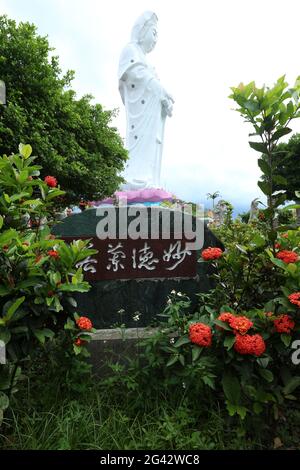 Bouddhist Temple - Zhongzheng Park - Shoushan Road - Zhongzheng District - Keelung City - Taïwan Foto Stock