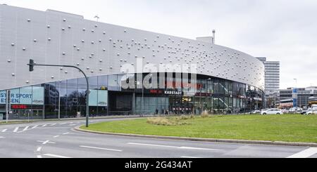 Centro commerciale al Limbecker Place, Essen, zona Ruhr, Nord Reno-Westfalia, Germania, Europa Foto Stock