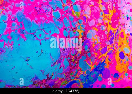 Astratto marmorizzazione di disegni d'arte come sfondo colorato Foto Stock