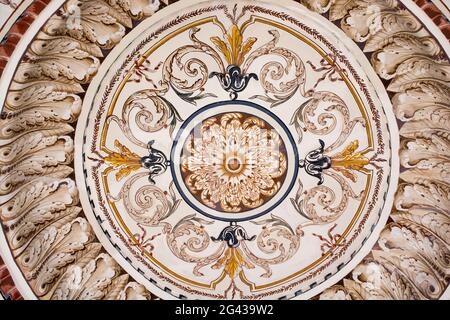 Arte floreale pattern esempio del tempo ottomano Foto Stock