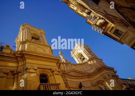 Nel Gasseb den di Valletta, Malta, Mediterraneo, Europa Foto Stock