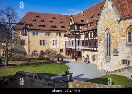 Cortile interno di veste Coburg, Coburg, alta Franconia, Baviera, Germania Foto Stock