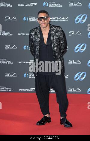 Monte Carlo, Monaco . 18 Giugno 2021. JoeyStarr partecipa alla cerimonia di apertura del 60° Festival TV di Monte Carlo il 18 giugno 2021 a Monte-Carlo, Monaco. Foto di David Niviere/ABACAPRESS.COM Credit: Abaca Press/Alamy Live News Foto Stock