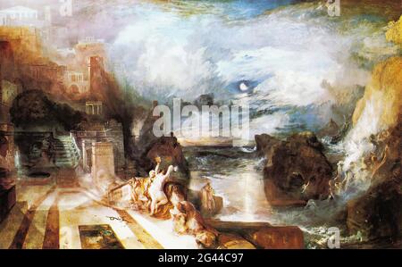 Joseph Mallord William Turner - separazione di Hero Leander dal greco Musaeus 1837 Foto Stock