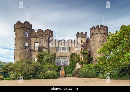 Il Castello di Malahide, Irlanda Foto Stock