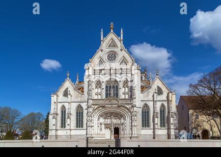 Monastero reale di Brou, Bourg-en-Bresse, Francia Foto Stock