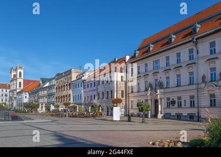 Piazza SNP in Banska Bystrica, Slovacchia Foto Stock