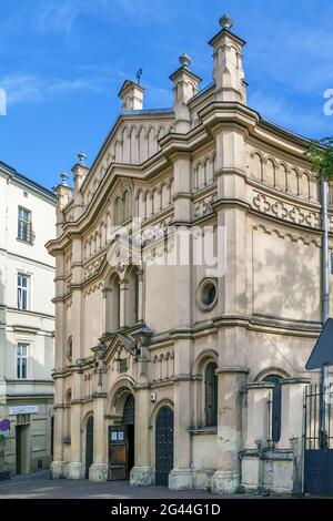 Sinagoga Tempel, Cracovia, Polonia Foto Stock