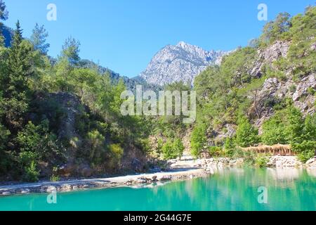 Bel canyon di Harmony, vicino alla città di Goynuk e Antalya in Turchia. Foto Stock