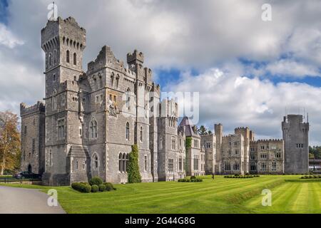 Ashford Castle, Irlanda Foto Stock