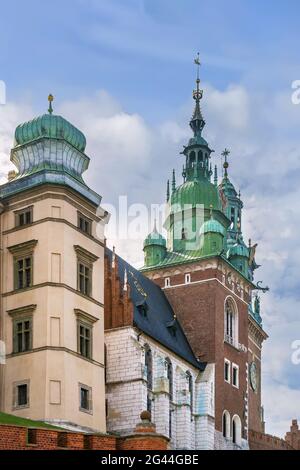 Torre Sigismondo, Cracovia, Polonia Foto Stock