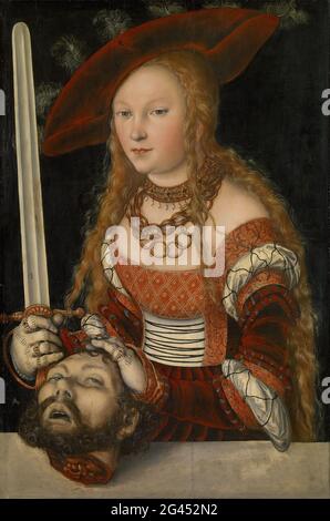 Lucas Cranach il Vecchio - Giuditta con la testa di Oloferne Foto Stock