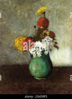 Odilon Redon - Fiori di vaso 1900 Foto Stock