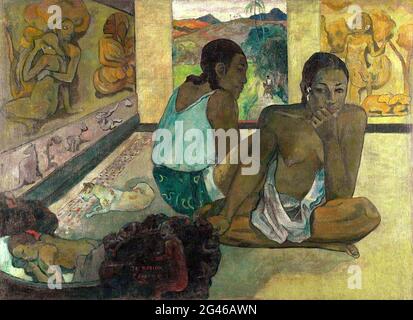 Paul Gauguin - te Rerioa Foto Stock