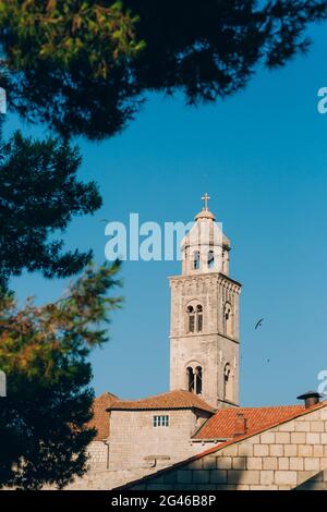 Paese vecchio di Dubrovnik, Croazia. Dentro la città, viste le strade di un Foto Stock