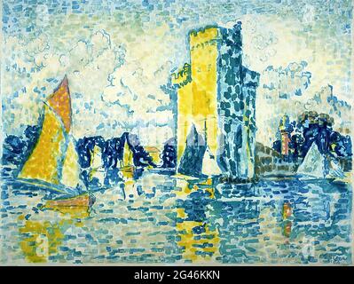 Paul Signac - le Port De la Rochelle Foto Stock