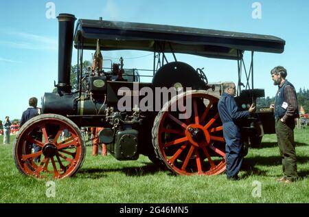 1906 trattore a vapore Aveling & Porter Foto Stock